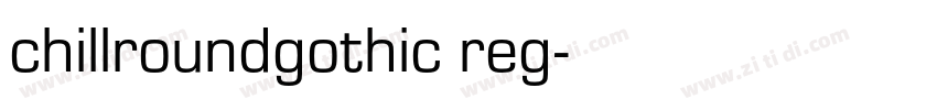chillroundgothic reg字体转换